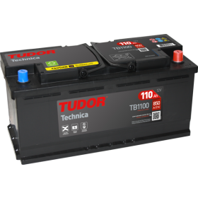 TUDOR TB1100 L6 SLI 12V 110Ah 850A Batterie de démarrage